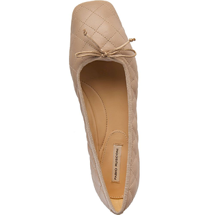 Кожаные балетки