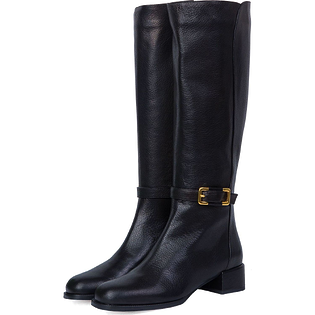 Кожаные сапоги
