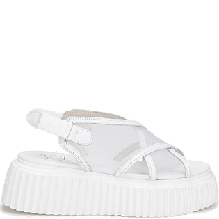 Кожаные сандалии