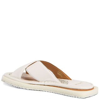 Кожаные шлепанцы